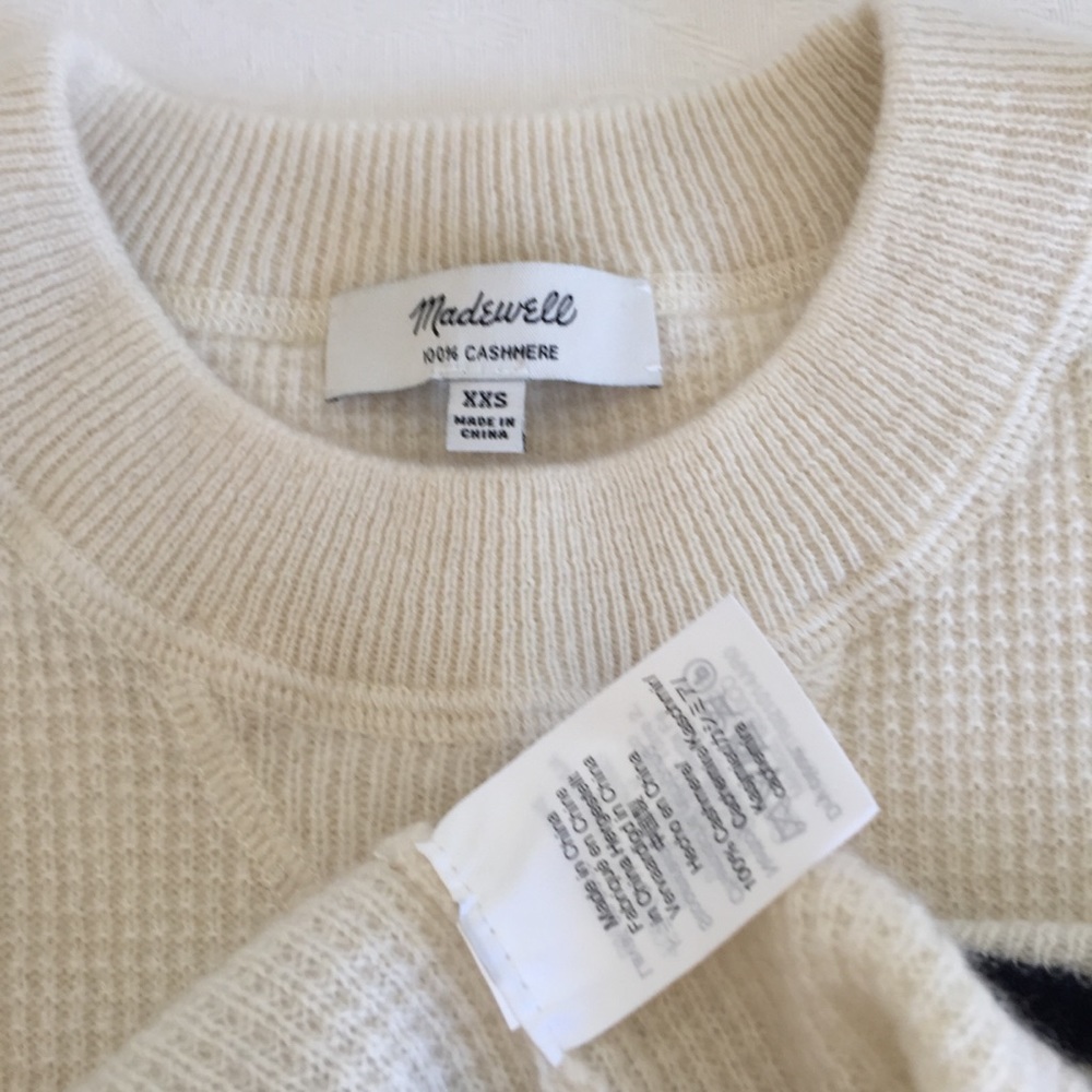 Madewell cashmere sweatershirt - Picture 7 of 7